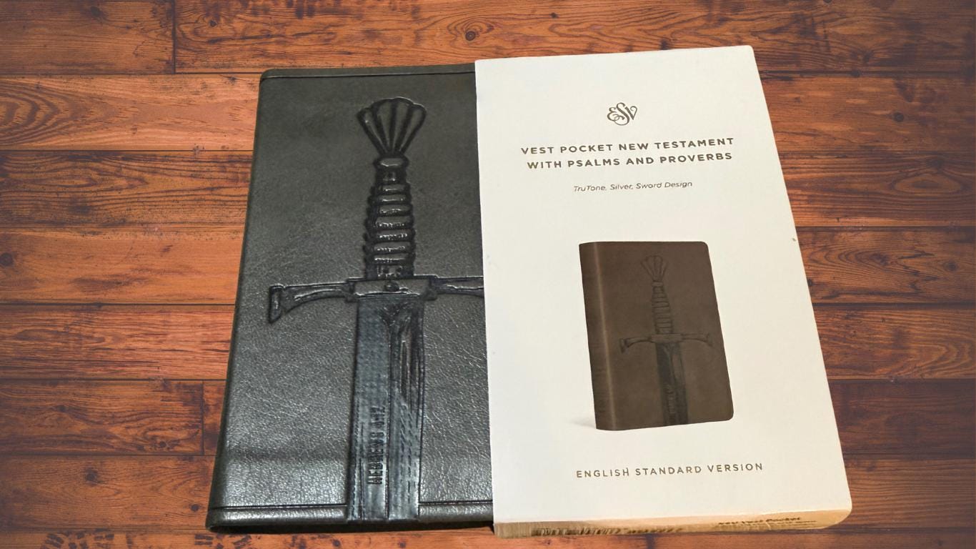 Handpainted ESV Bible Box Gift Set | Red Letter| New Testament